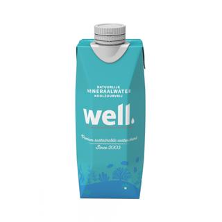 Well mineraalwater Tetrapak – plant based verpakking